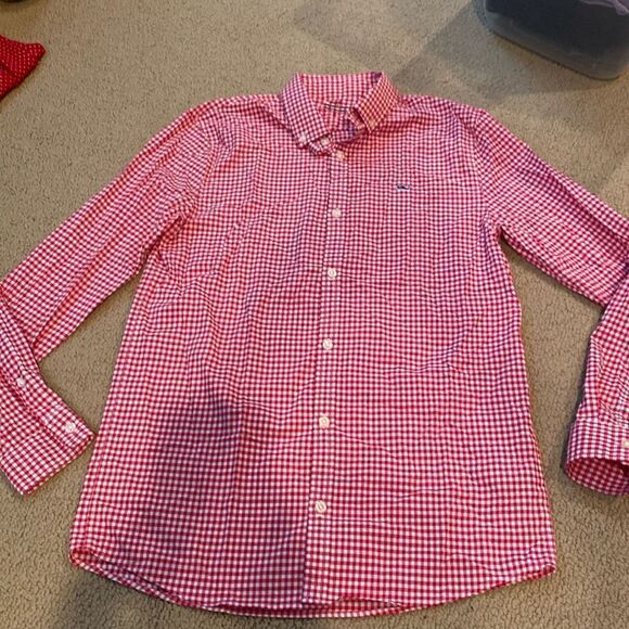 Vineyard Vines Boys Performance Button Down XL - Picture 1 of 6